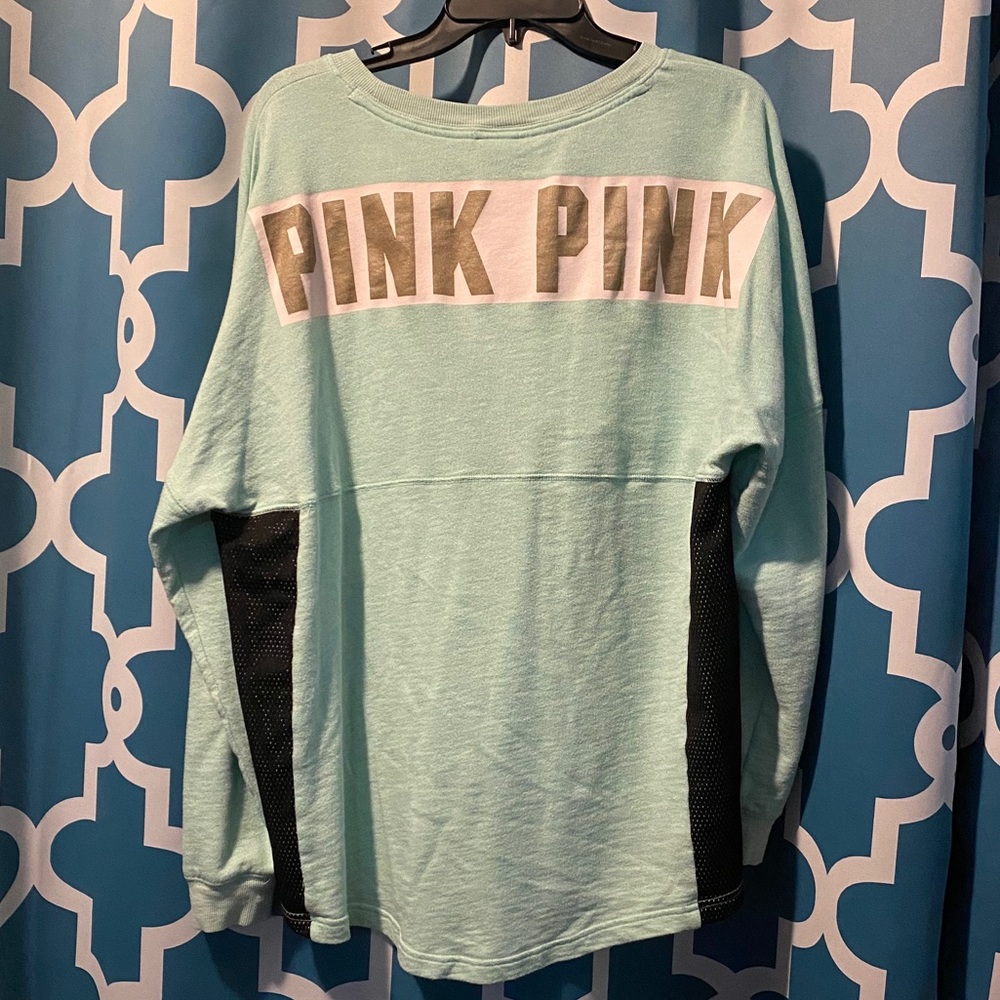 Pink Sweater-Mint-Large